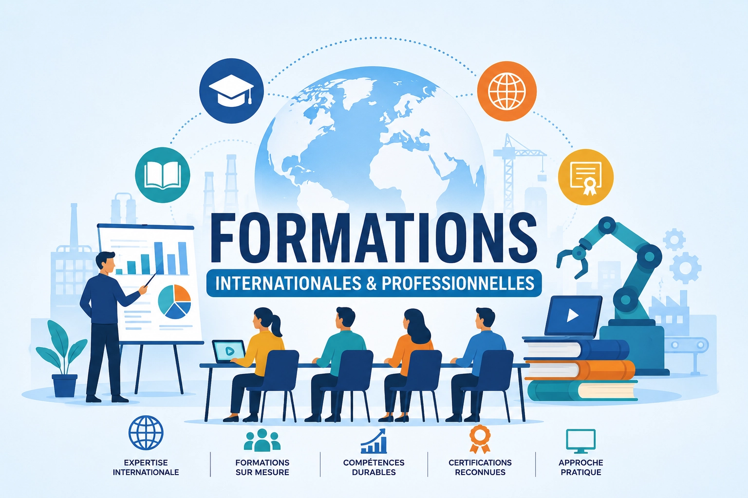 Formations internationales et professionnelles